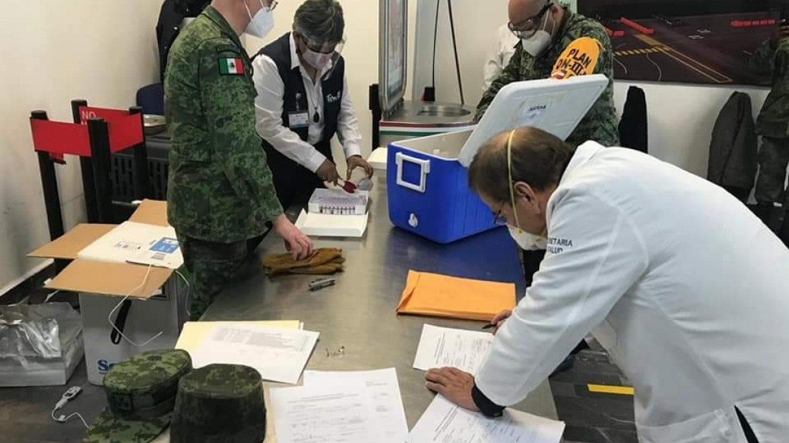 Segundo cargamento de vacunas anticovid arriba a Tamaulipas
