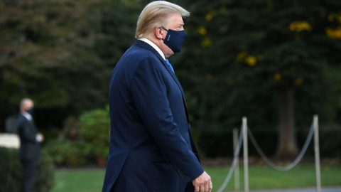 Síntomas de Trump mejoran favorablemente; Este lunes podría ser dado de alta del hospital 