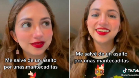 Mantecadas 'salvan' a joven de asalto en transporte público