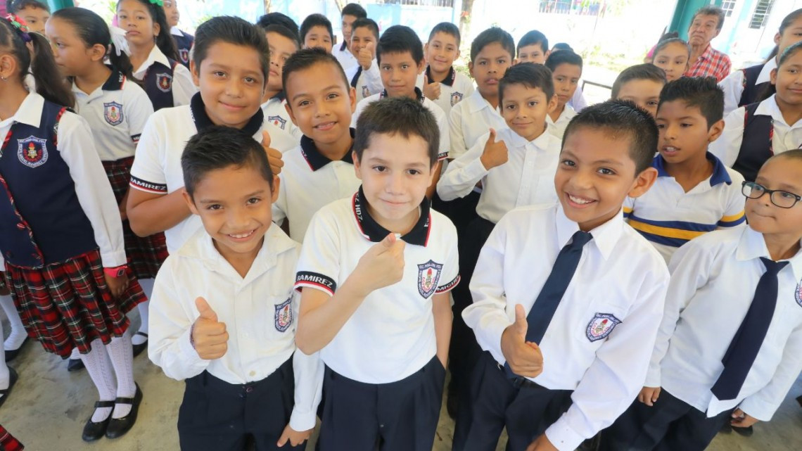 Ha construido gobierno de Tampico 30 comedores escolares y 25 techumbres