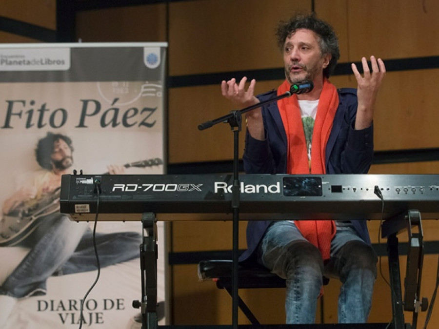 Fito Páez presenta su libro “Diario del Viaje”