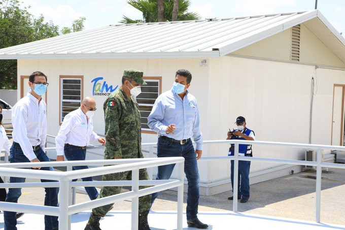 Entrega Gobierno de Tamaulipas 8 hospitales COVID-19.