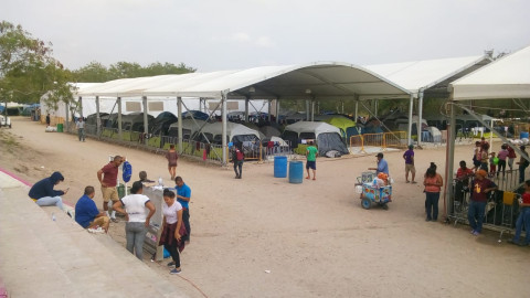 Fue necesaria la intervención de la COEPRIS en campamento migrante