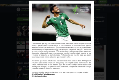 Asociación Mexicana de Futbolista se une en caso “Alanís”