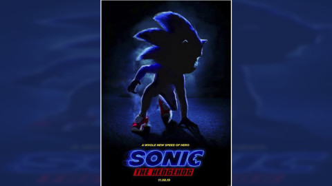 Primer póster de la película de Sonic