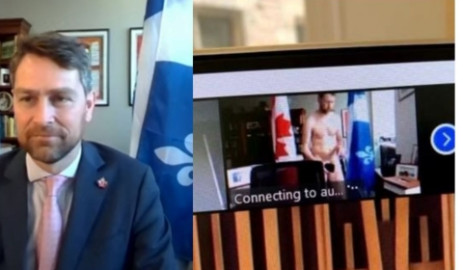 Diputado canadiense aparece desnudo en una sesión virtual