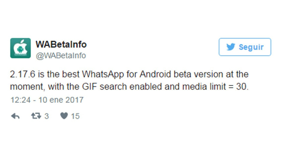 Ahora WhatsApp permite enviar hasta 30 fotos con su nueva actualización