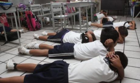 SET en contra de simulacros por balaceras