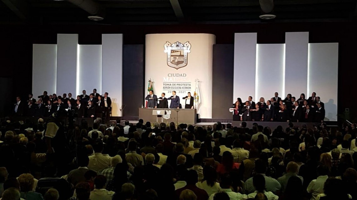 Adrián Oseguera asume cargo de presidente municipal de Madero