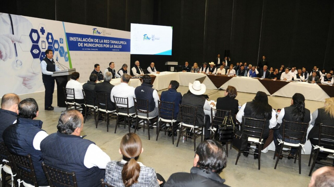 Se instala Red Tamaulipeca de Municipios por la Salud