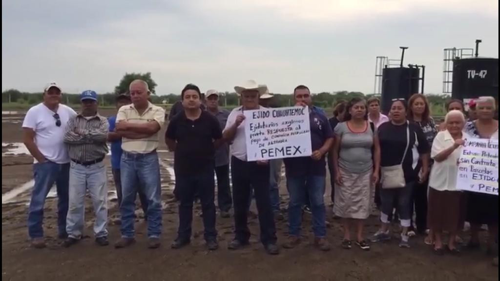 Lamentan Autoridades conflicto entre ejidatarios y empresa petrolera 