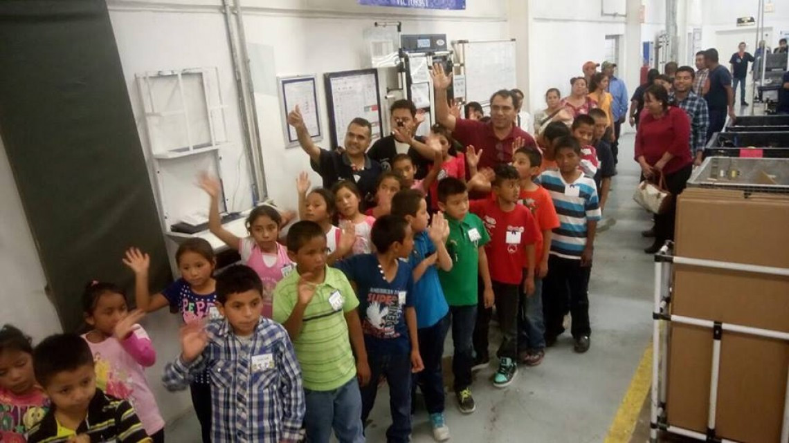 Realizan festejo en Albergue Escolar de Bustamante