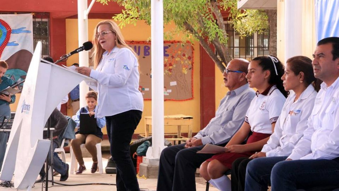 Inicia obra de rehabilitación en escuela "Aurora Cruz de Mora"