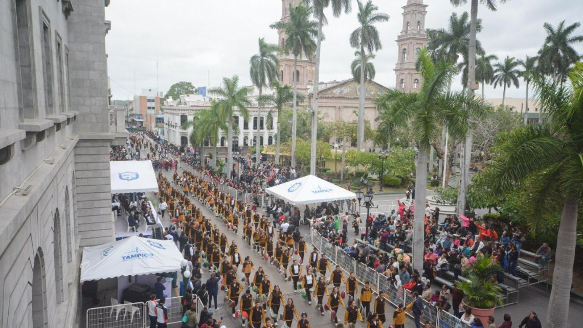 Celebran en Tampico el 108 Aniversario de la Revolución Mexicana
