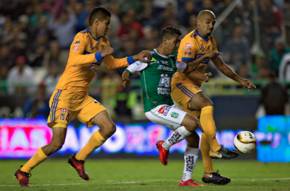 León y Tigres empatan 1-1 en la Ida de los cuartos de final 