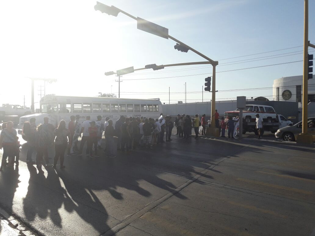 Protesta contra marinos