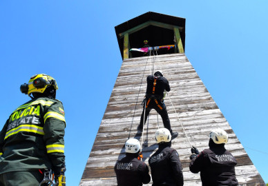 Elementos de la Guardia Estatal aplican destrezas adquiridas en capacitación internacional