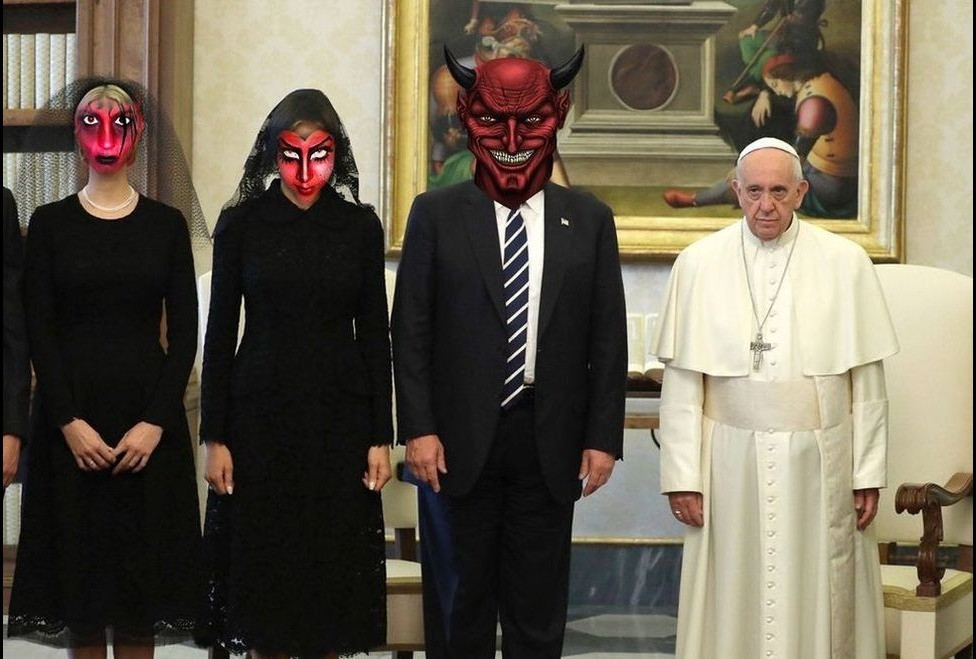 La visita de los Trump al Papa en memes