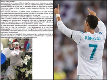 CR7 ayudará a padres del fallecido menor Santiago 