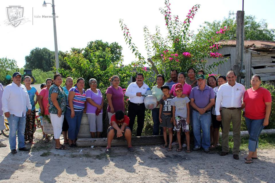 Instalan alumbrado en poblado de Valle Hermoso