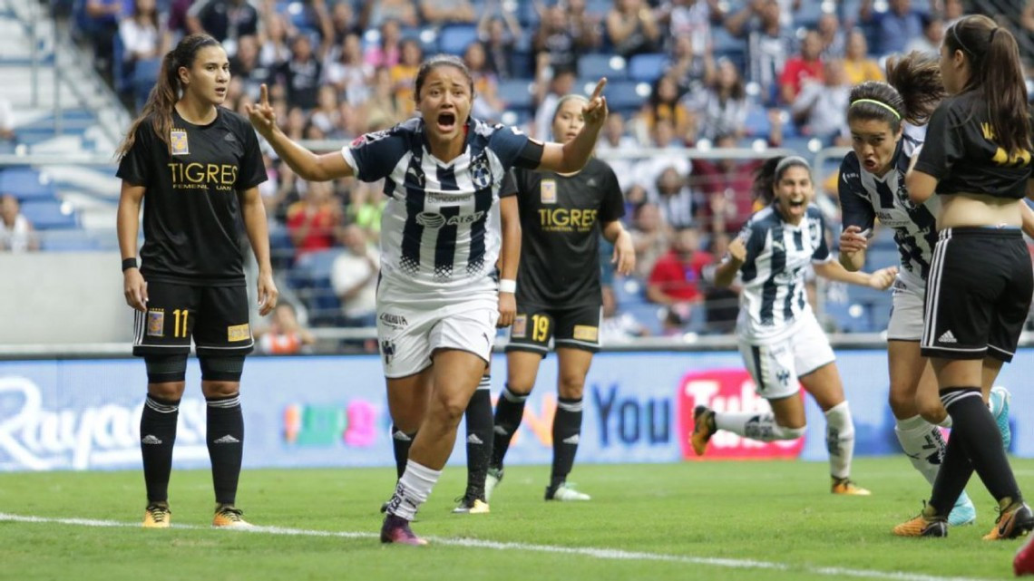  Rayadas gana el Clásico Regio en Liga Femenil