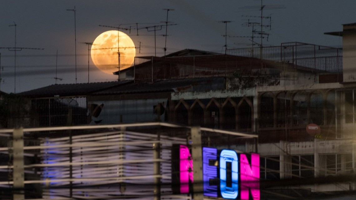 Así se vivió la superluna azul de sangre en el mundo