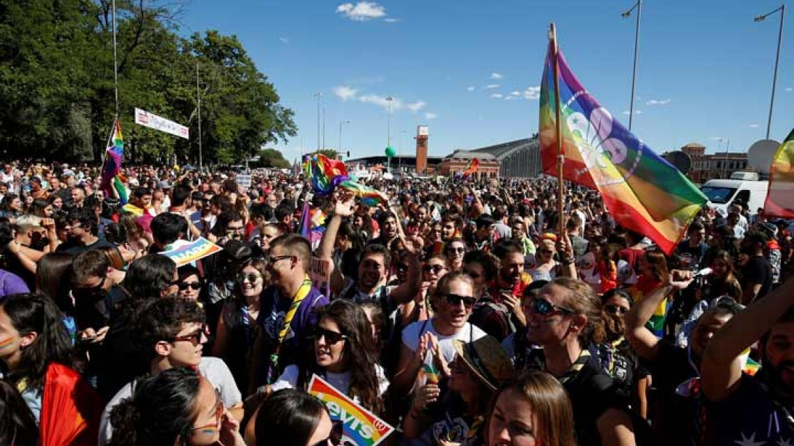 Realizan festival en Madrid por los derechos de la comunidad LGTB 