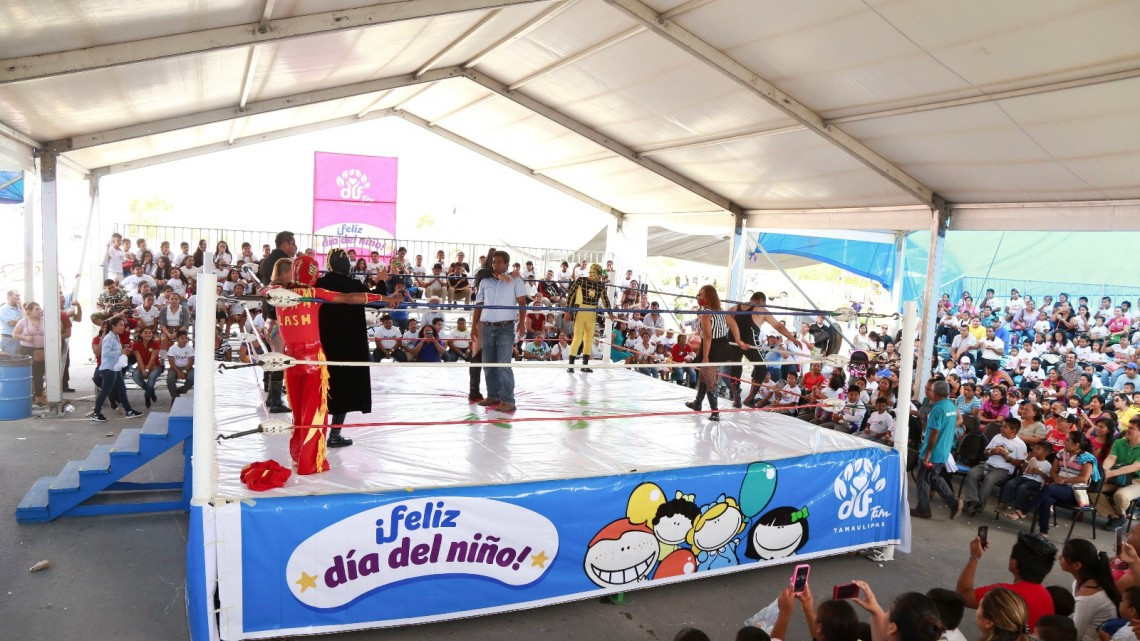 Festejo en grande para niños de Reynosa 