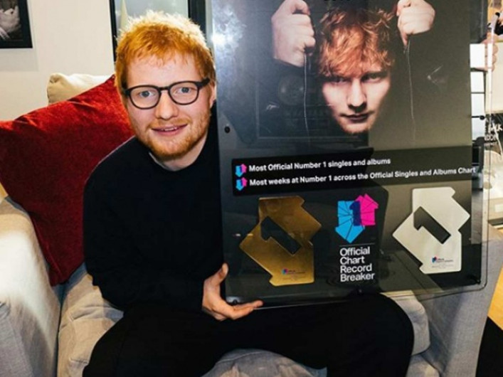Ed Sheeran es nombrado ‘Artista de la Década’ en Reino Unido