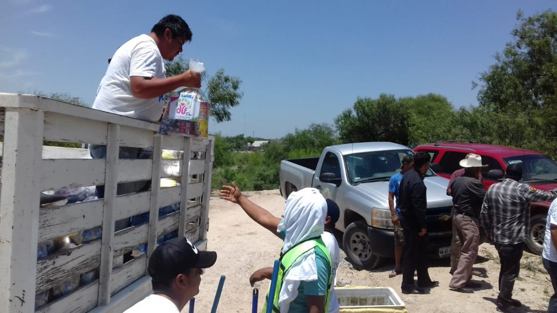 DIF Tamaulipas envía brigadistas al ejido Los Corrales 