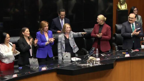 Laura Itzel Castillo Juárez rinde protesta como presidenta del Senado