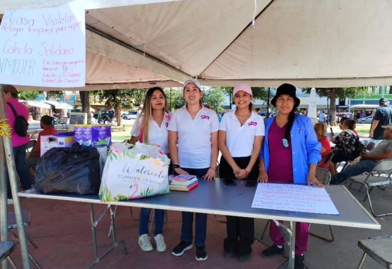  Inician colecta para mujeres en situación de violencia severa