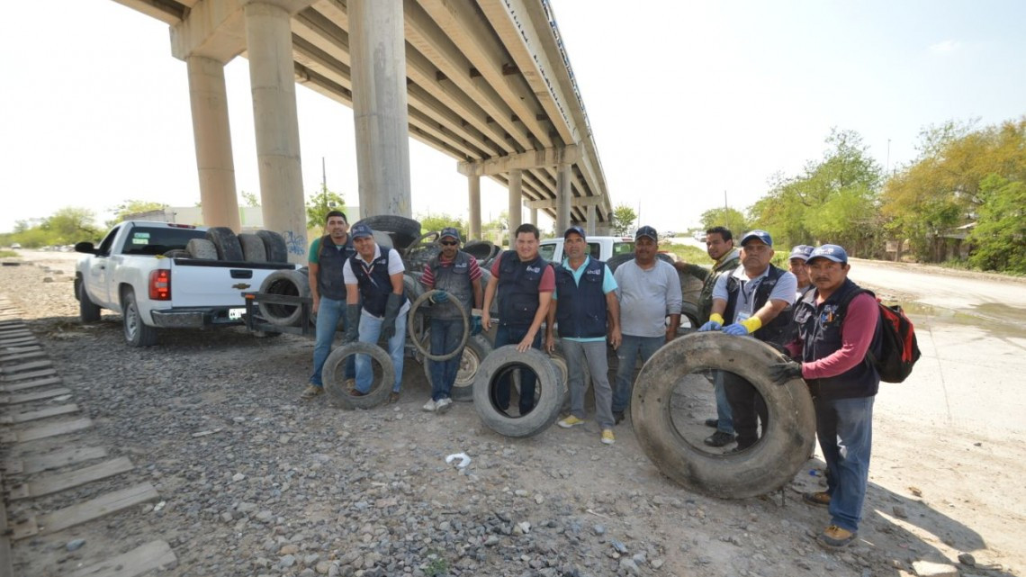 Continúan labores de descacharrización y reparación de alumbrado público
