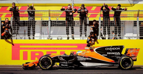 Fernando Alonso afirma tener una buena primera mitad temporada 