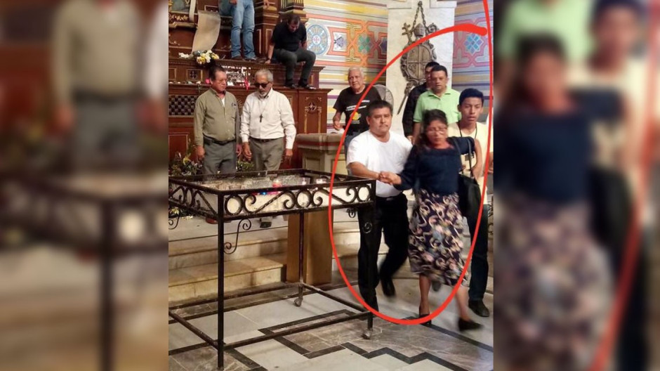 Óleo de Virgen de Guadalupe dañado data desde 1930