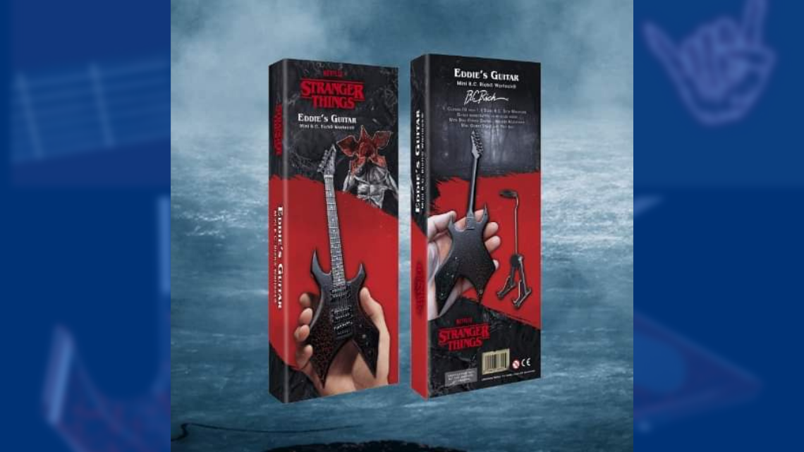 BC Rich y Netflix lanzan guitarra especial muy al estilo de Eddie Munson
