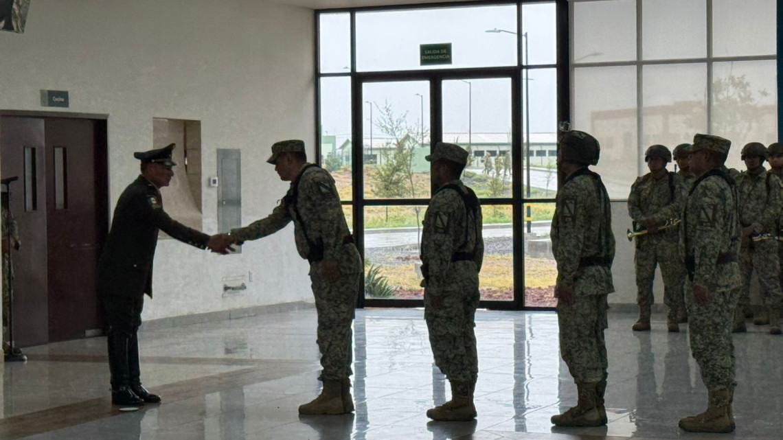 Designan a nuevo comandante del 16º Regimiento de Caballería Motorizado en Nuevo Laredo