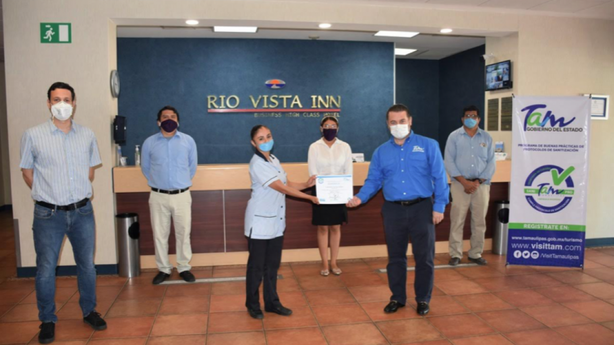 Entrega Turismo Tamaulipas primeras constancias de limpieza “SaniTamPro”