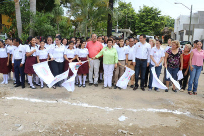 Pone en marcha gobierno de Tampico pavimentación de vialidades en las colonias Nuevo Progreso y Tancol