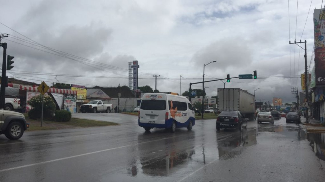 Lluvias constantes en sur del estado por depresión en el Golfo de México