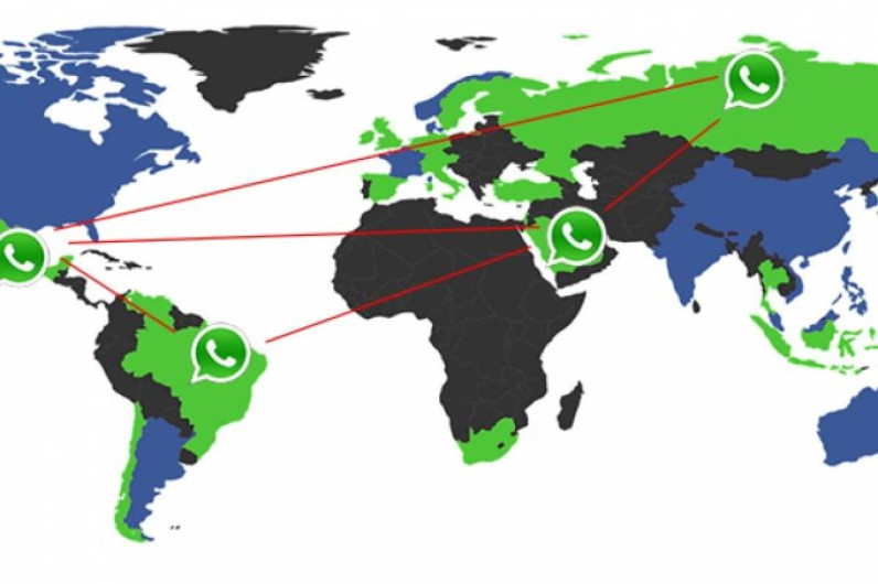 El top de los países en el mundo que utilizan más WhatsApp