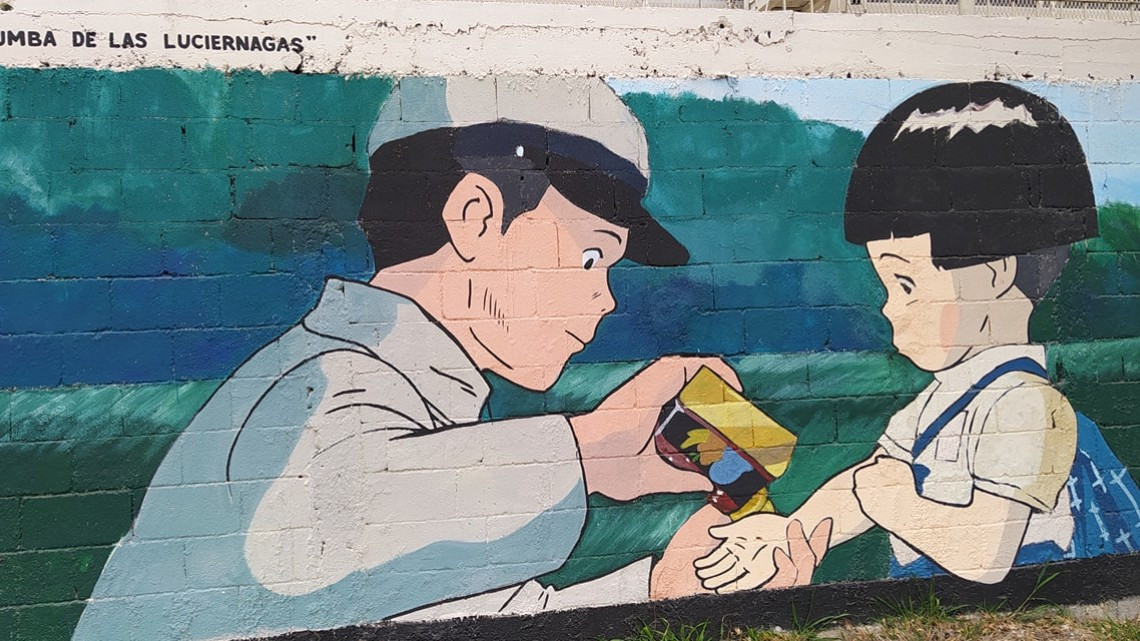 San Nicolás es pintado con imágenes de Studio Ghibli