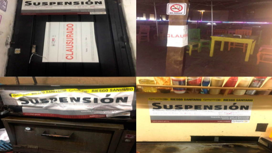 Clausura dos bares en la delegación Cuauhtémoc