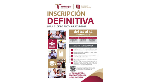 Invita SET a inscribir a niñas y niños a educación básica para el ciclo escolar 2025-2026