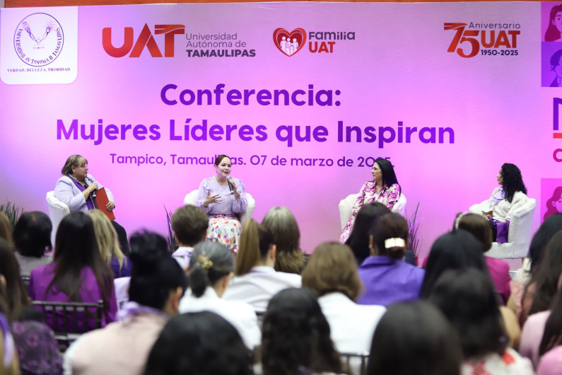 Impulsa alcaldesa Carmen Lilia Canturosas liderazgo femenino en foro de la UAT