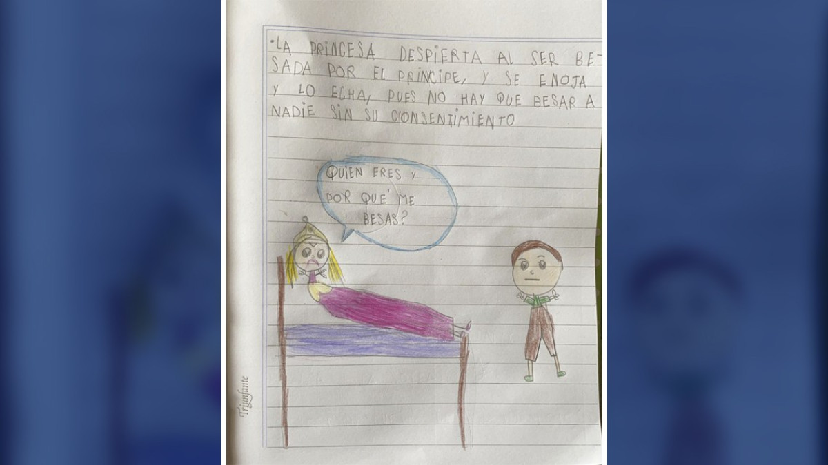 “¿Quién eres y por qué me besas?”