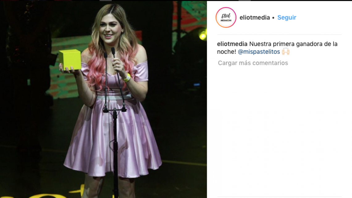 Luisito Comunica gana el premio de Líder Digital en los Eliot Awards 