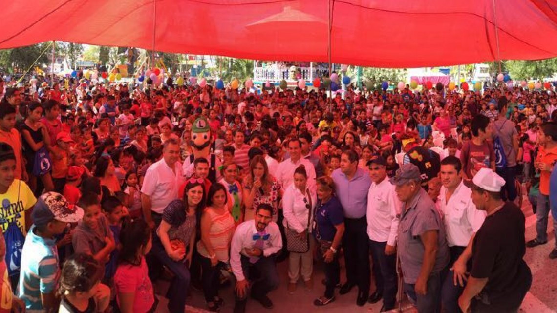 Festejan miles de niños su día con Maki