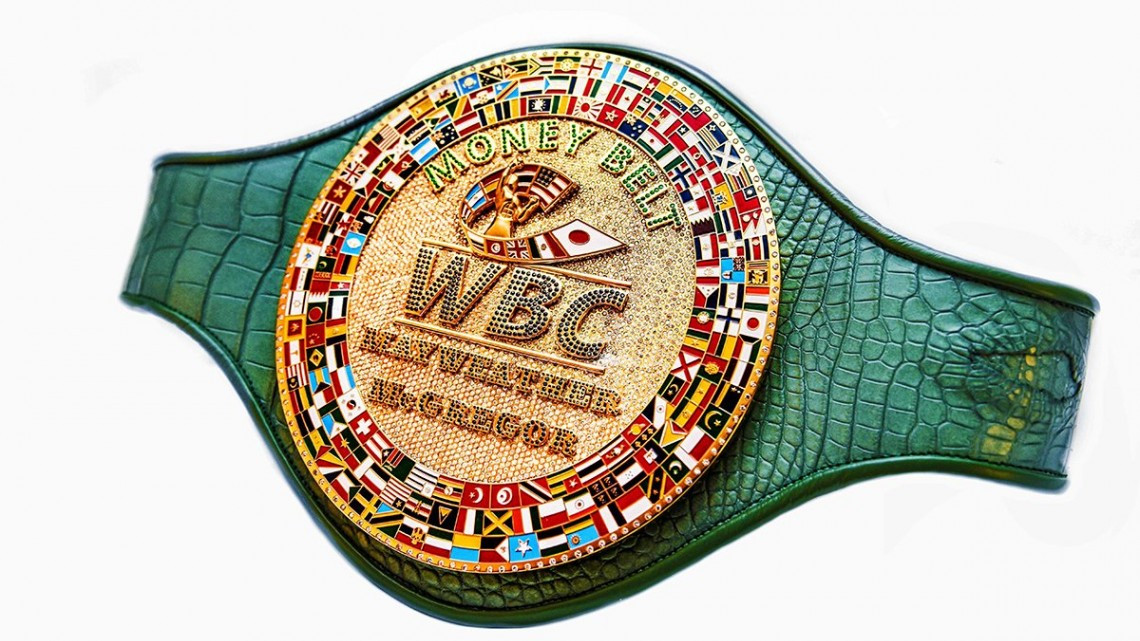 El extravagante cinturón para el ganador entre McGregor y Mayweather