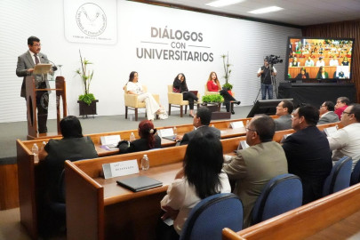 Inaugura rector de la UAT diálogos de universitarios con candidatas al Senado de la República